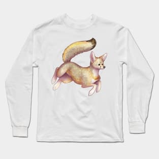 Cozy Kit Fox Long Sleeve T-Shirt